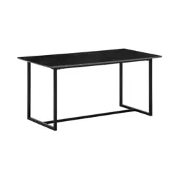 ESSTISCH Schwarz L: 160 cm