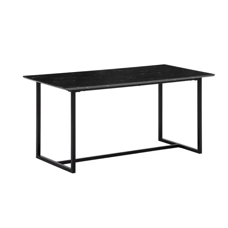 ESSTISCH Schwarz L: 160 cm