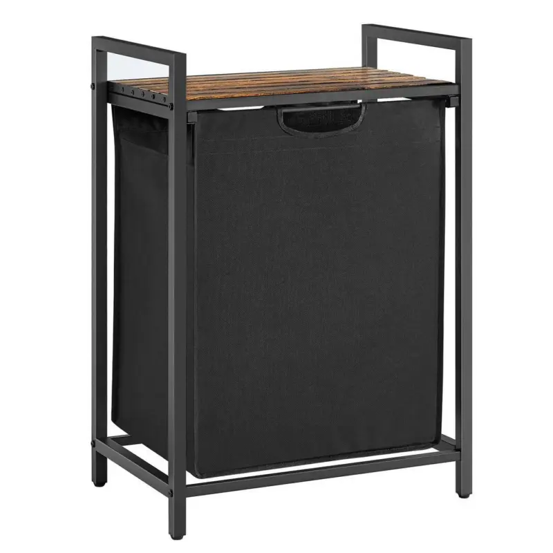 W&Auml;SCHEKORB Braun/Schwarz B: 50cm
