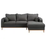 M&ouml;belix ECKSOFA Beata Dunkelgrau S: 230x150 cm