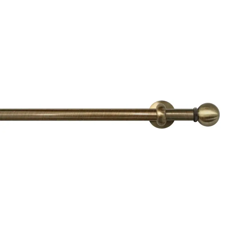 VORHANGSTANGE Messingfarben L: 130 cm