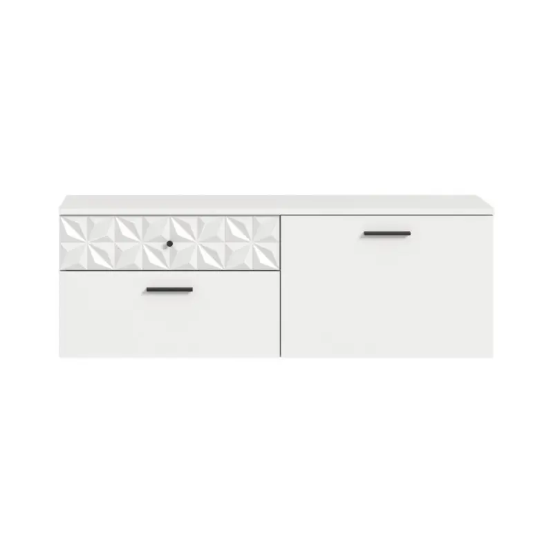 SCHUHSCHRANK Prisma Wei&szlig; B: 110 cm