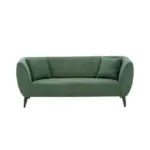 M&ouml;belix 3-Sitzer-Sofa Colori Gr&uuml;n R&uuml;cken echt