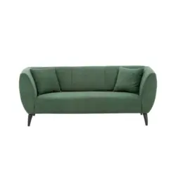 3-Sitzer-Sofa Colori Gr&uuml;n R&uuml;cken echt
