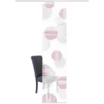 M&ouml;belix FL&Auml;CHENVORHANG Neomi Rosa Rot B: 60 cm
