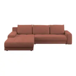 Ecksofa Adria Rostfarben S: 213x308 cm