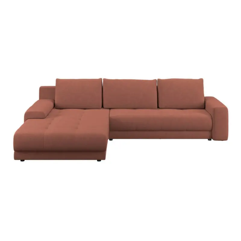 Ecksofa Adria Rostfarben S: 213x308 cm