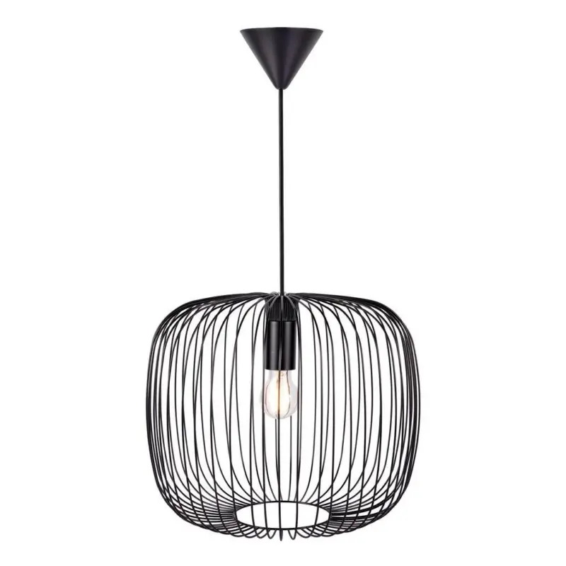 H&Auml;NGELEUCHTE Beroni Schwarz D: 40 cm