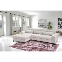 Ecksofa Bonito Beige, Schenkel: 176x255 cm
