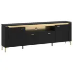 M&ouml;belix TV-Element Norica Goldfarben/Schwarz B: 200,3 cm