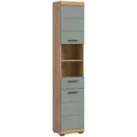 M&ouml;belix Badezimmer Hochschrank Scout BxH 37x191 cm Salbeigr&uuml;n
