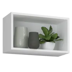 H&auml;ngeregal Arila 50 cm Wei&szlig;
