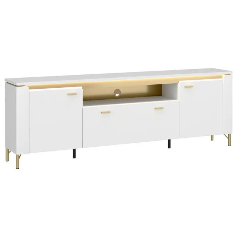 TV-Element Lazio Wei&szlig; B: 200,3 cm