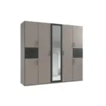 M&ouml;belix Dreht&uuml;renschrank Vegas Sahara/Graphit/Grau B: 225 cm