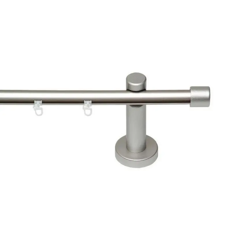 Vorhangstange Chromfarben, 145 cm
