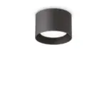M&ouml;belix LED-DECKENLEUCHTE Nero Schwarz D: 10 cm