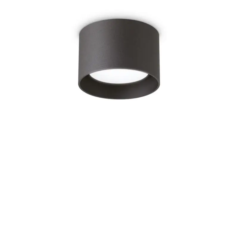 LED-DECKENLEUCHTE Nero Schwarz D: 10 cm