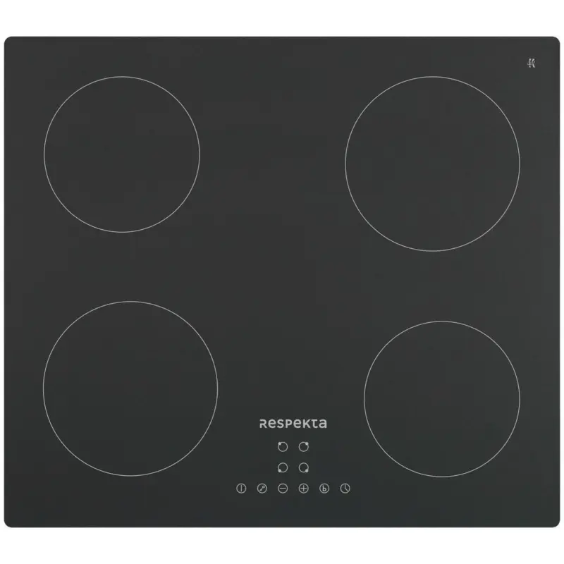 INDUKTIONSKOCHFELD Schwarz B: 59 cm