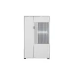 M&ouml;belix Vitrine Hudson Schwarz/Wei&szlig; B: 75 cm