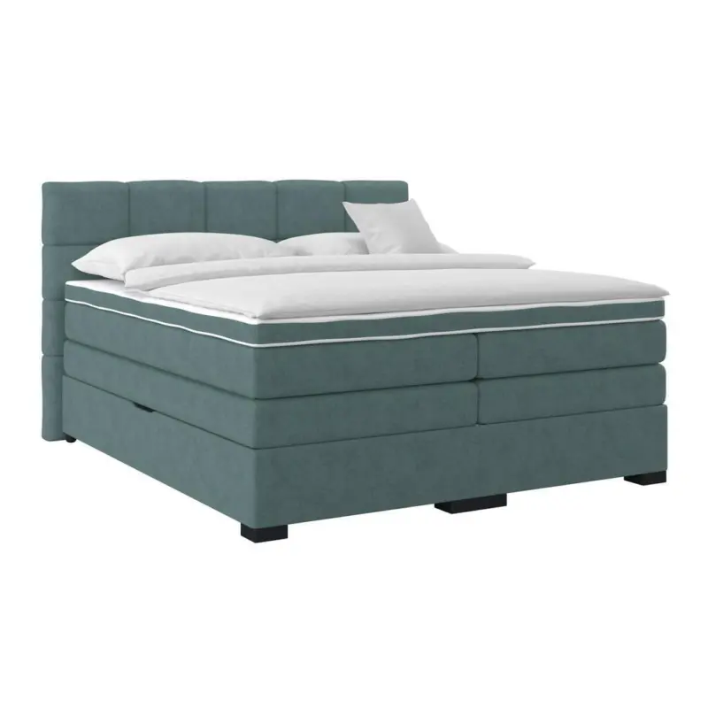 Boxspringbett mit Topper & Bettkasten 180x200 April