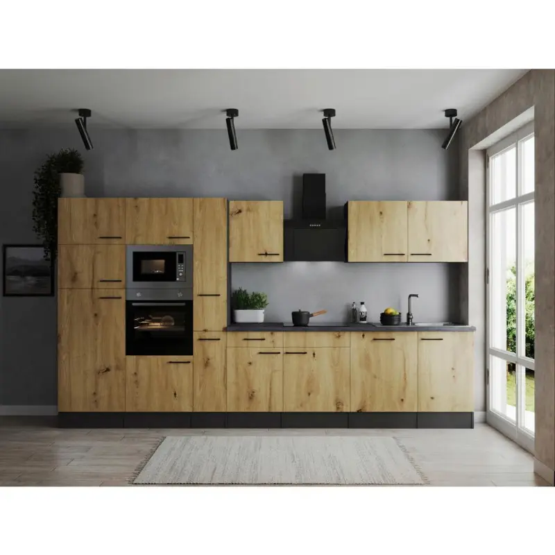 K&Uuml;CHENBLOCK Oliver Artisan Dekor B: 370 cm