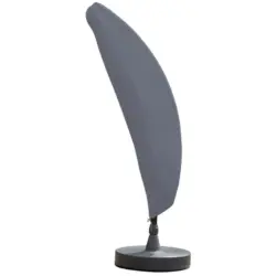 Schutzh&uuml;lle f&uuml;r Schirm BxH 75x256 cm Grau