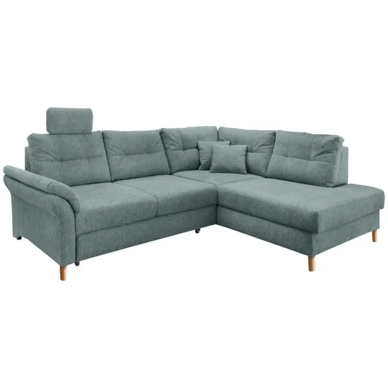 ECKSOFA Brizzini, Blau S: 264x206 cm