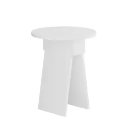 Beistelltisch Chen Wei&szlig; D: 42 cm