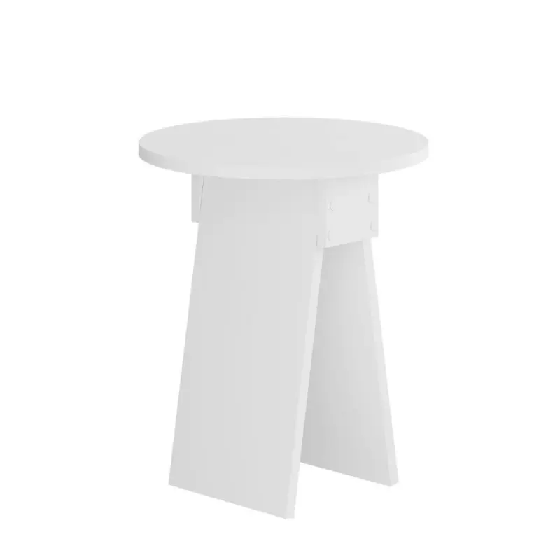 Beistelltisch Chen Wei&szlig; D: 42 cm