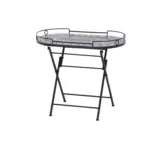 M&ouml;belix Gartentisch klappbar Metall/Keramik L 67,5 cm
