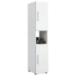 M&ouml;belix Hochschrank Flandu B: 31 cm Wei&szlig;