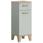 M&ouml;belix Midischrank Star Eiche/Graugr&uuml;n B: 34 cm
