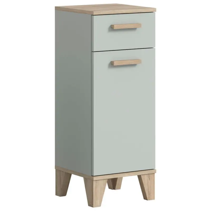 Midischrank Star Eiche/Graugr&uuml;n B: 34 cm