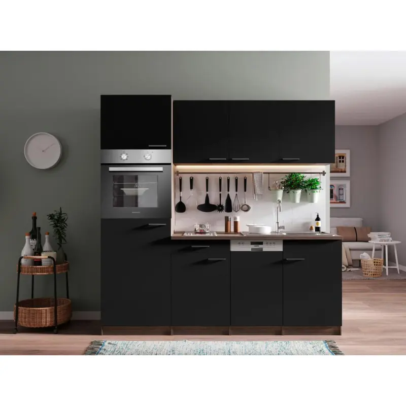 K&Uuml;CHENBLOCK OLIVER SINGLEK&Uuml;CHE 205 CM