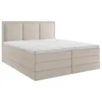 M&ouml;belix Boxspringbett Swing Naturfarben H2xH3 200x200cm