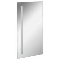 Wandspiegel Linear rechteckig 40x75 cm ohne Rahmen mit LED