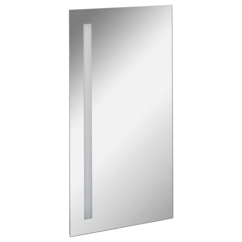 Wandspiegel Linear rechteckig 40x75 cm ohne Rahmen mit LED
