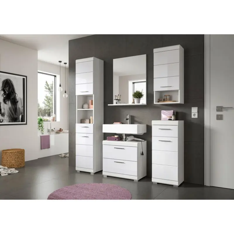 BADEZIMMER Scout Wei&szlig; B: 134 cm