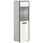 M&ouml;belix MIDISCHRANK Kojak, Wei&szlig; Hochglanz B: 40 cm