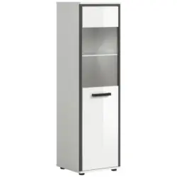 MIDISCHRANK Kojak, Wei&szlig; Hochglanz B: 40 cm