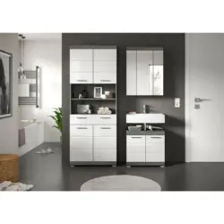 BADEZIMMER Scout Wei&szlig; B: 134 cm