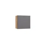 M&ouml;belix K&uuml;chenoberschrank Turin B:60cm Grau/Eiche Dekor