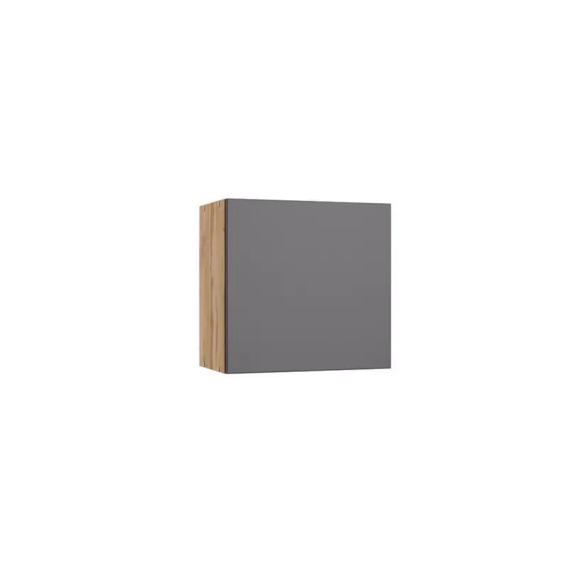 K&uuml;chenoberschrank Turin B:60cm Grau/Eiche Dekor
