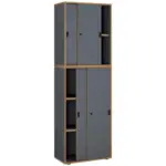 M&ouml;belix Aktenschrank Salia Anthrazit, Honigeiche B: 60 cm