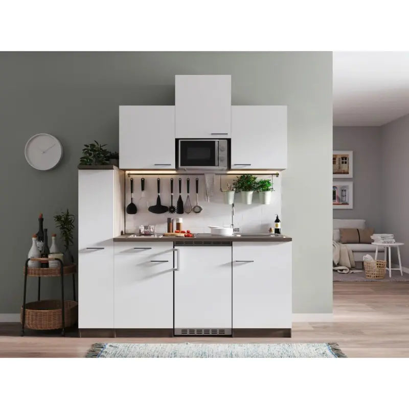 K&Uuml;CHENBLOCK OLIVER SINGLEK&Uuml;CHE 180 CM