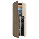 M&ouml;belix Mehrzweckschrank Lona Eiche Dekor BxH 70x182 cm
