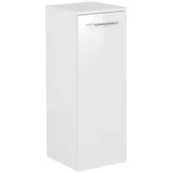 Midischrank mit T&uuml;rd&auml;mpfer B.Clever B: 30,5 cm Wei&szlig;