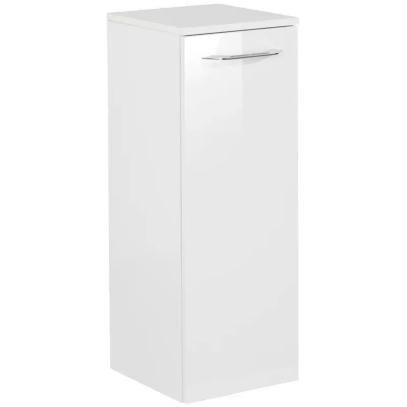 Midischrank mit T&uuml;rd&auml;mpfer B.Clever B: 30,5 cm Wei&szlig;