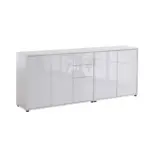 M&ouml;belix SIDEBOARD Mailand Wei&szlig;/Wei&szlig; HG B:184,5cm