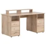 M&ouml;belix Schreibtisch B 70 cm H 70,4 cm Niels, Wild Eiche